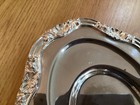 Vintage Silver Plated Platter Oval Serving Dish Ornate Edge 9 75x7 25 Hallmarks