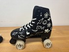 Epic Skates Black Luv Led Light Up Roller Skates Size 9