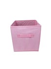 Pink 10  6 Pcs Fabric Storage Bins Box Organizer Cube Basket Container