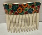Vintage Hair Comb  Side Comb Flowers 70-80 s Look  Prob