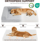 Orthopedic Dog Beds For Large Dogs 36x27inch  Waterproof Egg Crate Foam Pet Bed