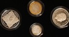 2008 Uk Silver Proof Piedfort 4-coin Collection Set  Royal Mint  Case   Coa
