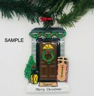Christmas Door Personalized Christmas Ornament
