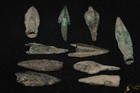 10 Genuine Ancient Luristan Bronze Arrow Spear Heads Circa 1800-600 Bc