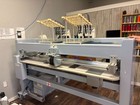 Barudan 2 Head Embroidery Machine   15 Needle   15 Color   Year 2002   Used