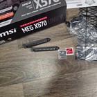 Msi Meg X570 Unify Motherboard Box And Accessories Only No Device Am4 Black