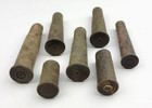 Old Caliber Brass Cartridge Casings - 7 Pcs - Personally Dug In Nicollet Co Mn