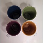 Mulberry Inspirational Ceramic Mugs- Set Of 4- Coffee Tea Cups - Dishwasher Safe
