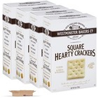 Square Hearty Crackers Value Pack   By Westminster Curated By  6 Oz   Pack Of 4