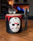 Jason Voorhees Ice Cream Pint Holder     Friday The 13th Horror Movie Cup   3d