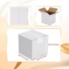 Calenzana 5x5x5 Inches Shipping Boxes Set Of 50  White 5x5x5 