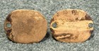 Original Pair Of Wwii Us Marines Usmc Dog Tags T-42