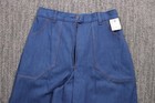 Woman 1970 s High Waist Denim Gauchos Sears  Roebuck Culottes Sz 27 Waist Shorts
