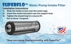 Replacement Lake Pump Filter For Kleen Flo Filter Frames  Screen