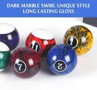Billiard Balls Set Pool Table Balls Marble-swirl   Classic Style 16 Ball Set