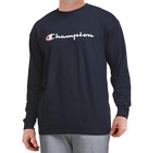 Champion Men s Jersey T-shirt Big   Tall Crew Neck Athleticwear Long Sleeve Tee