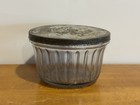Antique Kerr Jelly Jar  Repurposed Farmhouse Rustic Glass Jar With Lid
