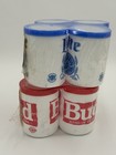 New Vintage 1987 Miller Lifoam Kooler Koaster Lite   Bud Beer Can Coasters Nip