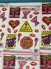 Vintage Bachelorette Party Window Clings Decorations  135 Clings  Dated 2012