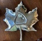 Mariposa Aluminum Leaf Decorative Dish Platter Tray 15  100  Recycled
