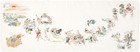 Japanese Tenugui Tapestry Cotton Hand Towel Bento Cloth Yokai Monster Collection