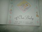 Vintage Our Baby Book Keepsake Record Keeper Album Memory Sanitoy Unused