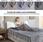 Beautyrest Heated Electric Blanket For Cold Weather  Fast Heating Queen  Grey