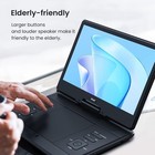 Iegeek Portable Dvd Player 15 9 Large Hd Screen 6 Hours Battery Sync Screen