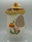 1978 Sears   Roebuck Merry Mushroom 7  Planter Hanging Bird Feeder No Chain Read