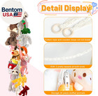 Stuffed Animal Storage Hammock Corner - Hanging Stuffed Animal Holder With 20 Pc