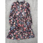 Vintage Floral Dress Womens Medium Hand Made Cottage Romantic 70s Victorian Zip