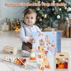 Wooden Montessori Toys Set For Toddlers wooden Toy Set For Babies Educational Ob