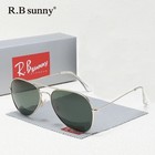Pilot Style Sunglasses Alloy Thin Frame Retro Driving Eyewear Unisex