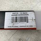 Earthquake Auger Extension  12 Inch  Smooth Shaft  Power Augers  Red  Ext12