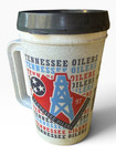 Tennessee Oilers 1997 Nfl Vintage Plastic Travel Mug With Lid Handle