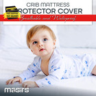 Crib Mattress Protector Cover - Comfortable  Breathable And Waterproof Material 