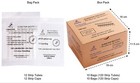 0 1ml Qpcr 8-strip White Tubes  with Optical Caps   pack Of 120 Strips 