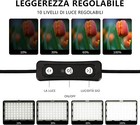 Photography Video Lighting Kit Led Studio Streaming Lights W 70 Beads Color