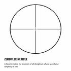 Zero Tech Thrive 3-9x40mm Rifle Scope  30mm  Zeroplex Reticle  Black  th3940