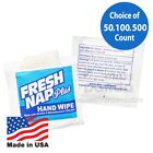 Fresh Nap Plus 80  Alcohol Antiseptic Moist Towelette wipes Individually Wrapped