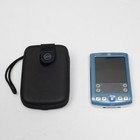 Vintage Palmone Zire 72 Handheld Pda Blue Silver Camera Stylus Case Untested