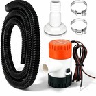 12v 1100 Gph Boat Bilge Water Pump 1-1 8 Inch Dia Bilge Pump Plumbing Kit W hose