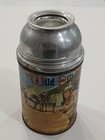 Wild Bill Hickok And Jingles Metal Thermos - No Top - 1955 Aladdin