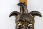 Vintage Solid Brass Drama Comedy Tragedy Mask Wall Hang Decor India