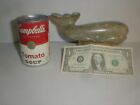 Vtg Alaskan Eskimo Inuit 7  Carved Soapstone Blue Whale Figure Sculpture L  Owen