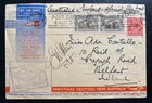 1931 Melbourne Australia First Flight Airmail Cover To Ireland Signed W Photo