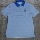Vineyard Vines Polo Shirt Boy   s Xl Blue Striped 143rd Kentucky Derby Performance