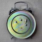 Vintage Ronald Mcdonald 2 Bell Wind Up Alarm Clock Working