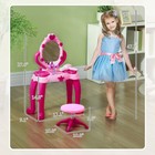 Kids Vanity Table Stool Suitable For Kids 3-6 Years Old