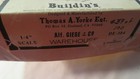 Iob Buildin s Alf  Giese   Co Warehouse 1 4  Scale Plaster  Wood And Instruction